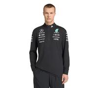 Mercedes AMG Petronas adidas F1 2026 Team 1/4 Zip Sweat - Black