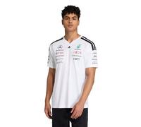Mercedes AMG Petronas adidas F1 2026 Team Driver T-Shirt - White