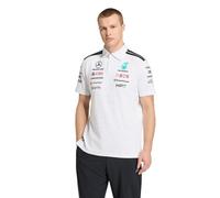 Mercedes AMG Petronas adidas F1 2026 Team Polo - White