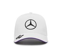 Mercedes AMG Petronas F1 2024 Lewis Hamilton Driver Trucker Cap - White - One Size Fits Most