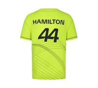Mercedes AMG Petronas F1 Men's Lewis Hamilton Sportswear Tshirt - Neon - Size: M