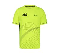 Mercedes AMG Petronas F1 Men's Lewis Hamilton Sportswear Tshirt - Neon - Size: XL