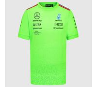 Mercedes AMG Petronas F1 Neon Green Replica Set up Tee Shirt