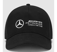 Mercedes AMG Petronas F1 Kids' Cap with 3D Team Logo Execution - Black - One Size Fits Most