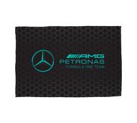 Mercedes F1 Fleece Throw - Black - 150x100cm