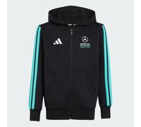 Mercedes AMG kids' hooded tracksuit jacket Petronas Formula One Team DNA Noir 7/8 ans