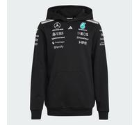 adidas Unisex Kids Mercedes - Amg Petronas Formula 1 Team Driver Hood Sweatshirt, black, 13-14 Years