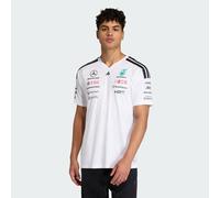 Adidas Mercedes-amg Petronas F1 Team Driver Short Sleeve T-shirt White M Men