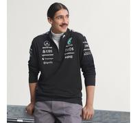 Adidas Mercedes-amg Petronas F1 Team Engineers Half Zip Sweatshirt Black XL Men