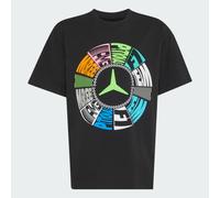 adidas Unisex Kids Mercedes - Amg Petronas Formula 1 Team Lights On Shirt, Black, 9-10 Years