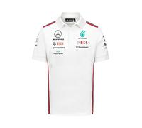 Mercedes AMG Petronas Formula One Team - 2023 Team Polo - White - Men - Size: S