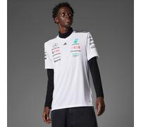 Mercedes AMG Petronas adidas F1 2025 Team Driver T-Shirt - White