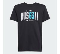 adidas Unisex Kids Mercedes - AMG Petronas Formula ONE Team George Russell TEE Youth, Black, 9-10 Years