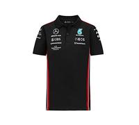 Mercedes AMG Petronas Formula One Team - Kids 2023 Team Polo - Black - Size: 9/10 Years