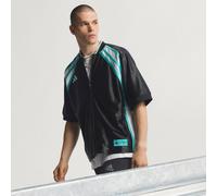 Adidas Mercedes-amg Petronas F1 Team Las Vegas Baseball Short Sleeve Shirt Black M Men