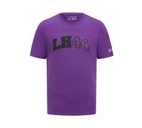 (S) 2023 Mercedes AMG Petronas Lewis Hamilton Logo Tee (Purple)