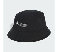 adidas Unisex Mercedes - AMG Petronas Formula ONE Team Mechanics Bucket HAT, Black/Reflective Silver, XS