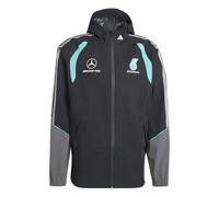 Adidas Mercedes-amg Petronas F1 Team Mechanics Rain Jacket Black S Men
