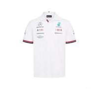 Mercedes AMG Petronas Formula One Team - Official Formula 1 Merchandise - 2022 Team Polo - White - S