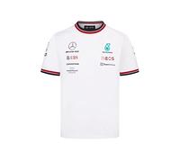 Mercedes AMG Petronas Formula One Team - Official Formula 1 Merchandise - Kids 2022 Team T-Shirt - White - 5/6 Years