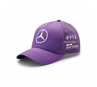 Mercedes AMG Petronas Formula One Team - Official Formula 1 Merchandise - Lewis Hamilton 2022 Team Trucker Cap - Purple - One Size