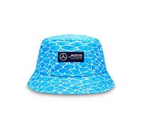 Mercedes AMG Petronas, George Russell, 'No Diving', Blue Multi, Bucket hat 2023, One Size, Adult, Official Merchandise