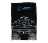 Shadow Car Sherpa Fleece Blanket Mercedes Benz Multi One Size