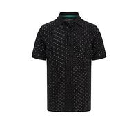 Mercedes AMG Petronas, Polo Shirt, 2023 Polka dot Design, 100% Cotton Jersey, Mercedes Premium Range, Official Merchandise (Medium) Black