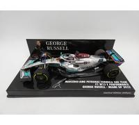 F1 George Russell 1:43 2022 Miami GP Mercedes Benz by Minichamps Model RaceCar