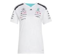 adidas Women's Mercedes - AMG Petronas Formula 1 Team Driver Jersey, White, S