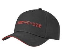Mercedes-Benz AMG B66959622 Baseball Cap Black/Red, Polyester (Recycled), Red Script, One Size