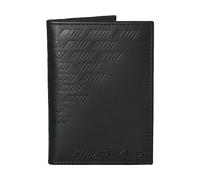 Mercedes-Benz AMG glasses case in black cowhide leather with RFID protection 12x8.5cm
