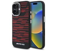 Mercedes Benz AMG Silicone Graphics Case with MagSafe iPhone 16 6.1" Black & Red