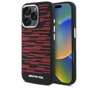 Mercedes Benz AMG Silicone Graphics Case with MagSafe for iPhone 16 Pro Max 6.9" Black - AMHMP16X24SSRRK