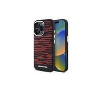 Mercedes Benz AMG Silicone Graphics Case with MagSafe for iPhone 16 Pro Max 6.9" Black - AMHMP16X24SSRRK