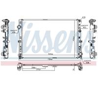 NISSENS 627029 Engine radiator