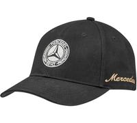 Mercedes-Benz Collection Classic Black Logo Cap Adjustable Cotton Hat Ladies RZ