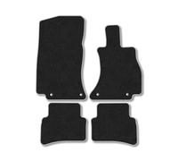 Mercedes-Benz E Class Estate (2023+) Car Mats Accessories Tailored Fit Carpet Floor Mats Non Slip Grey Trim Accessory Compatible Front Rear Set Anti Slip Full Coverage Granulated Backing Clips