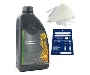 Mercedes-Benz Fully Synthetic Engine Oil 5W30 229.51 20 Liter Funnel Gloves