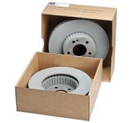 Mercedes-Benz Genuine Front Brake Discs Pair Compound for C-Class W205 & E-Class W213, C238 OEM Front Brake Disc Set A0004212512 Original Replacement Part