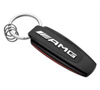 Mercedes-Benz Genuine Key Ring AMG Typo Stainless Steel Carbon Fibre B66953338
