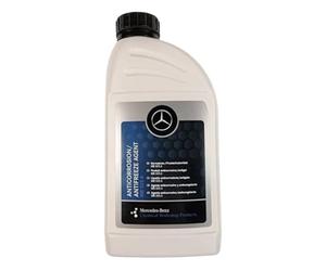 Mercedes-Benz Genuine Radiator Coolant Antifreeze Pink 1L OEM MB 325.6 Engine Coolant Anti-Corrosion & Thermal Protection 1 Litre Bottle for Mercedes Cars & Vans A000989180809