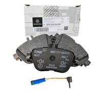 Mercedes-Benz Genuine Rear Brake Pads A000420920364 with Wear Sensor A1695401617 for E-Class W213/C238 & CLS C257 OEM Original Replacement Brake Pads Set
