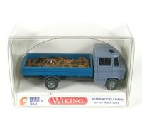 Mercedes-Benz L408 flatbed truck with scrap load - special model Intermode...