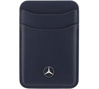 CG MOBILE Mercedes-Benz Leather Magnetic Card Holder, Navy Blue