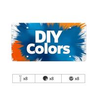 Mercedes Benz License Plate Frame Diy Your Own Colors: Creative Palette License Plate Bling License Plate Frame Bronco License Plate Fra