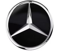 Mercedes Benz Ori Wheel Hub Cover Hub Cap 71.8 Mm Matte Black Star