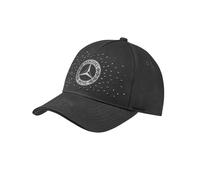 Mercedes-Benz Original Classic Baseball Women Cap Black Size Adjustable New