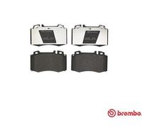 P50041 Front Brake Pad Set 4x Pads Prepared For Wear Indicator Braking By Brembo
