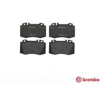 P50053 Front Brake Pad Set 4x Pads Prepared For Wear Indicator Braking By Brembo